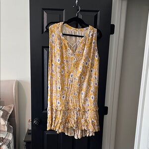 Hayden Yellow and White Floral Dress